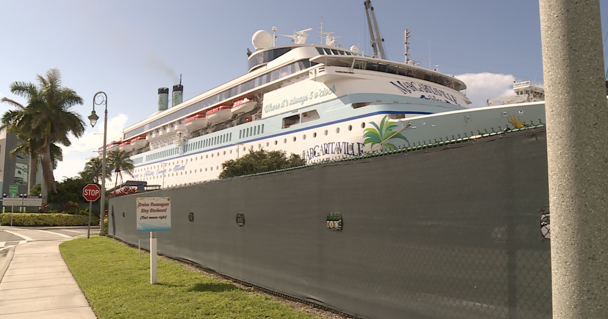 'No Sail Order' Issued For Margaritaville Cruise Ship Docked At Port Of Palm Beach